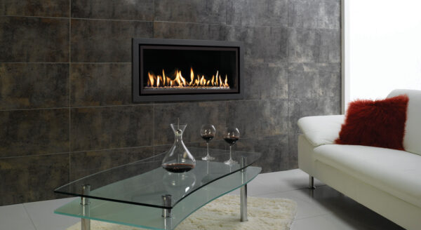 Gazco Studio 2 Glass Fronted Edge - Gas Fireplaces