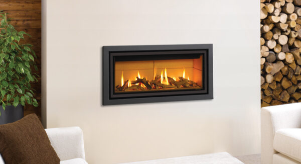 Gazco Studio 2 Glass Fronted Edge - Gas Fireplaces