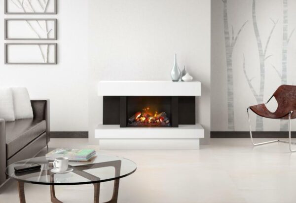 Talia Freestanding Optimyst Fireplace Suite - Electric Fireplaces