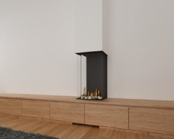 Ortal Clear 40 70 3 Sided Fire - Gas Fireplaces