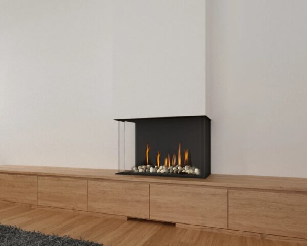 Ortal Clear 75 3 Sided Fire - Gas Fireplaces