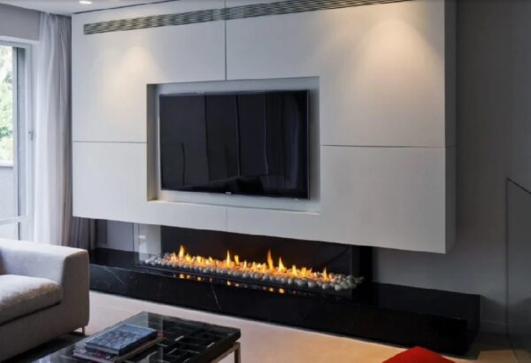 Ortal Clear 170 3 Sided Fire - Gas Fireplaces
