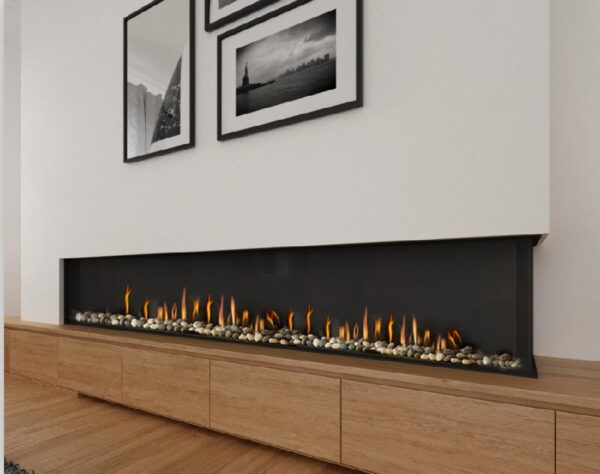 Ortal Clear 250 Corner Fire - Gas Fireplaces